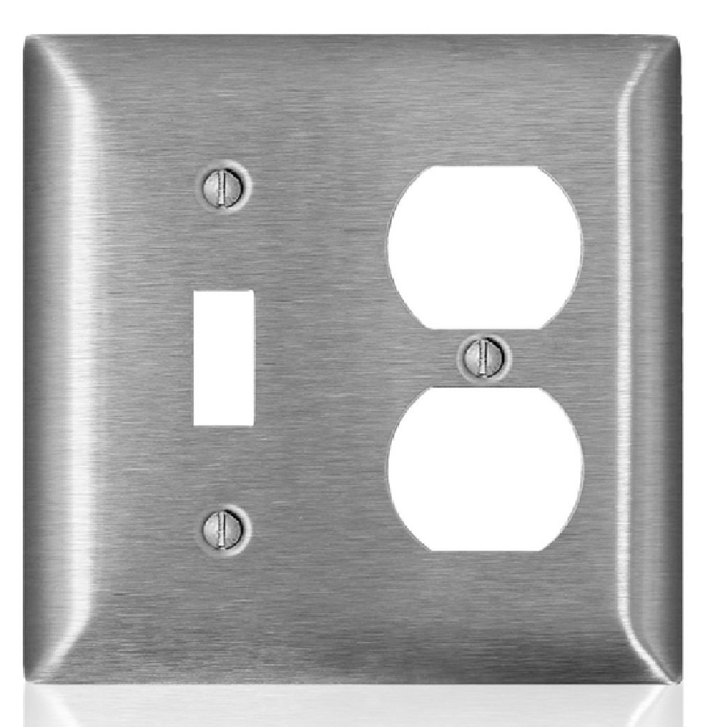 No Subject 2 - Gang Toggle Light Switch Standard Wall Plate Leviton