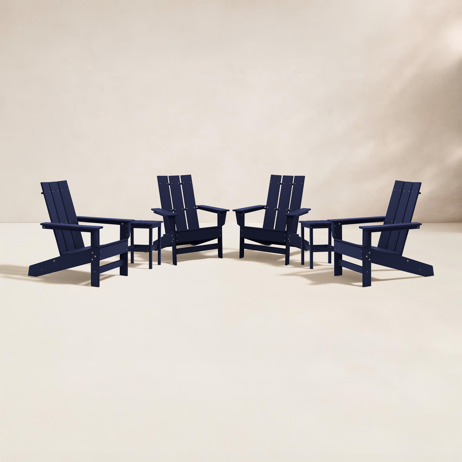 Ratcliff 4 - Person Patio Seating Group, Navy