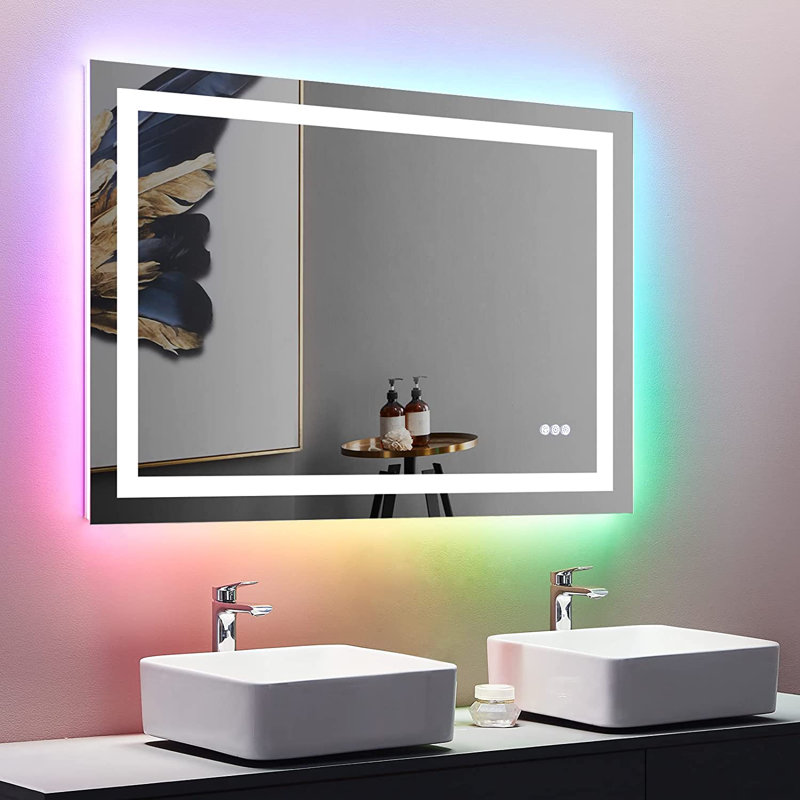 Rectangle Mirror, 32" x 48", White