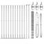 Vidaxl Field Fence Galvanised Steel-114857808