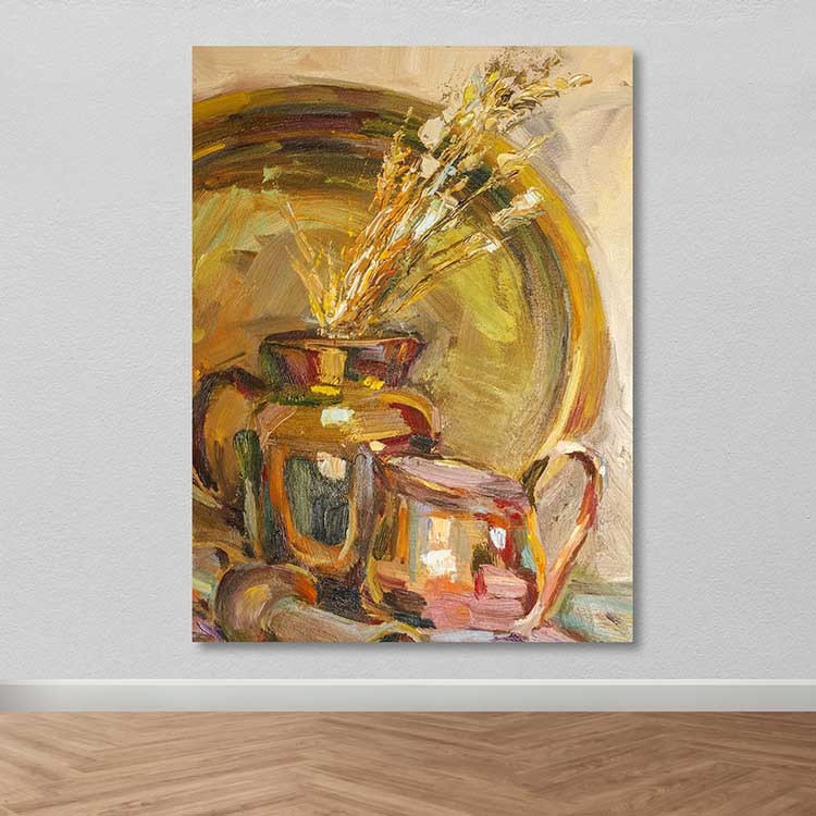 Peinture décorative sur toile