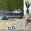Tapis floral intérieur / extérieur Carah-51839347
