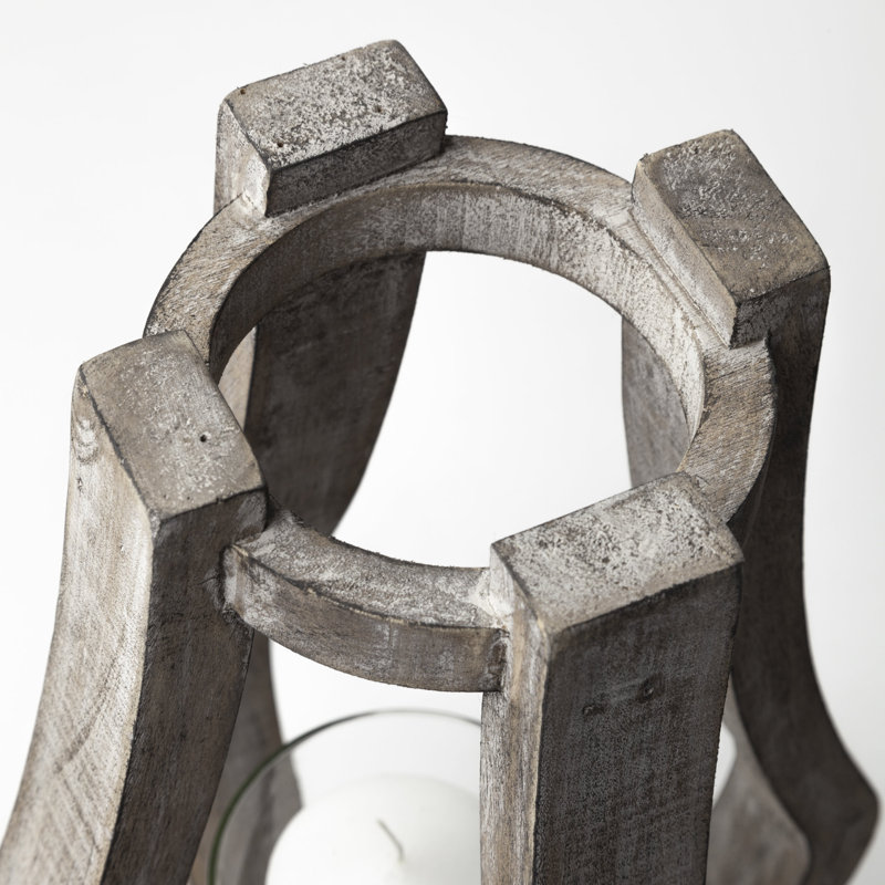 Hurricane Candle Holder, 17'' H x 7.5'' W x 7.5'' D