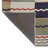 Multi-Colored Square Section Wave Stripe Patterned Creative Modern Decorative Rug-187502986