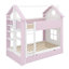 Lit maison peu encombrant avec rangement intégré et bande lumineuse-569455717