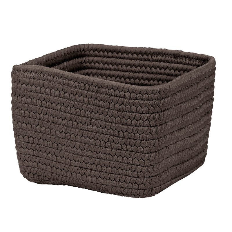 Braided Craft Storage Basket, 6 x 10 x 10, Misted Gray