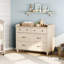 Commode pour chambre à coucher avec 6 tiroirs, commodes pour enfants avec une large commode pour chambre de bébé, salon, chambre d'enfant-1946833482
