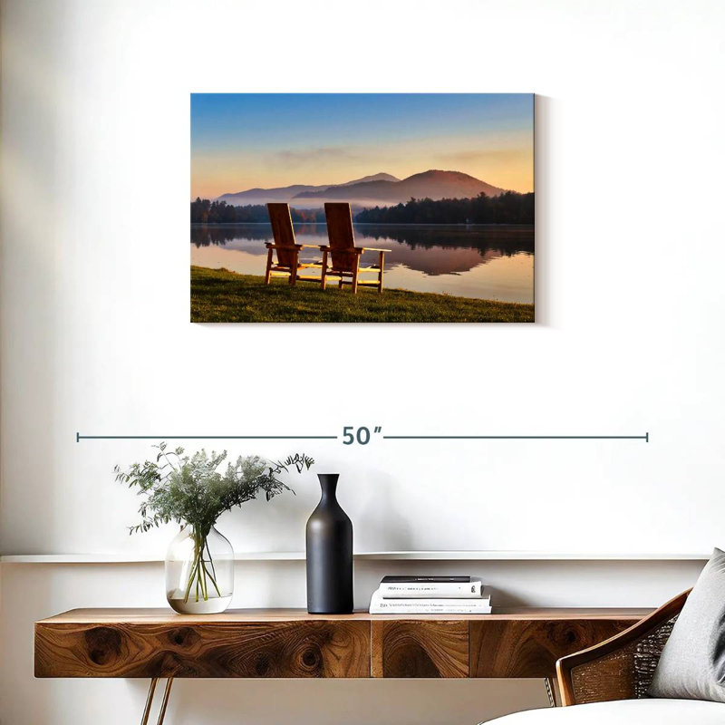 Alvord Relaxing At Lake Placid, 20" H x 30" W