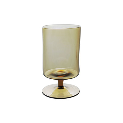 12-Ounce Stemmed Indented Drinking Glass