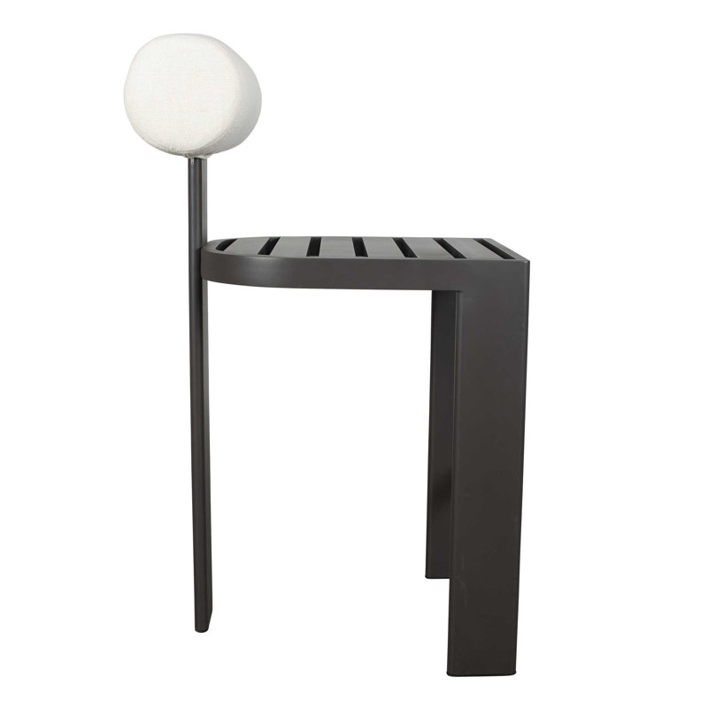 Uttermost Bolster Back Outdoor Bar Stool, 30"