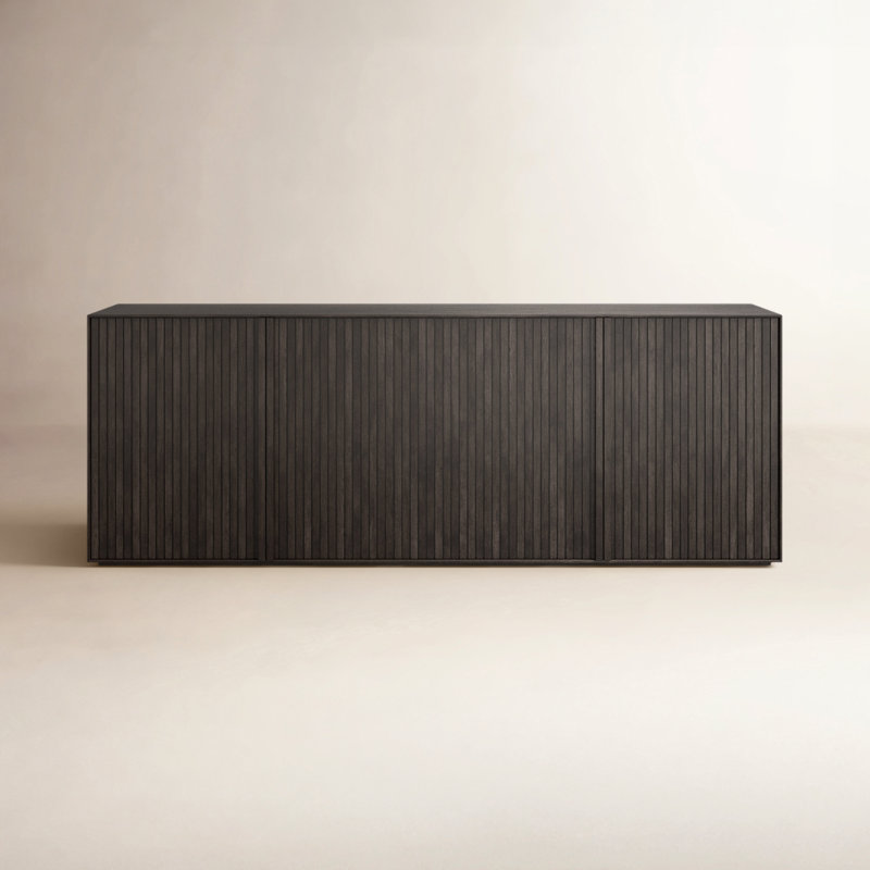 Claribel 82'' Sideboard, Smoked Black