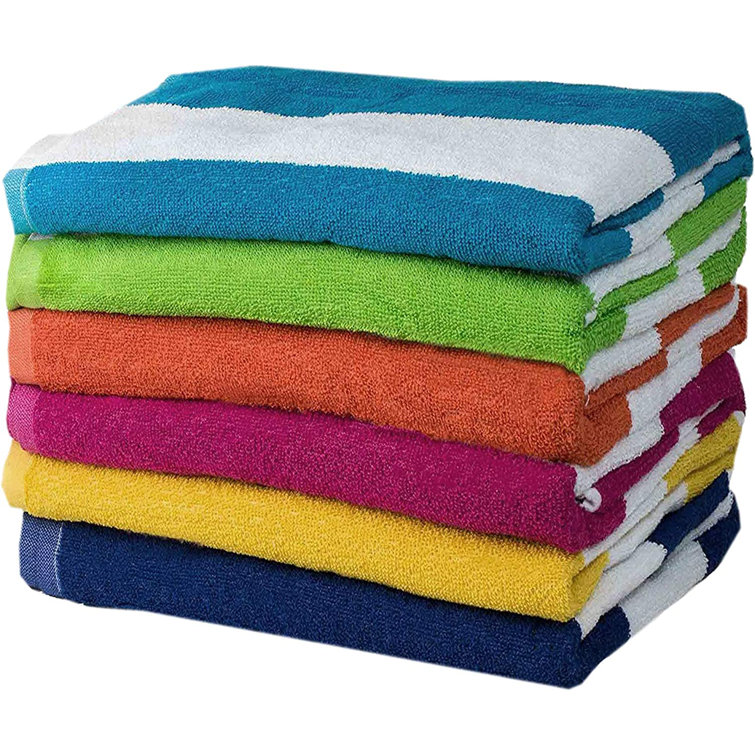  Great Bay Home 6-Piece Towel Set. 100% Cotton Bathroom