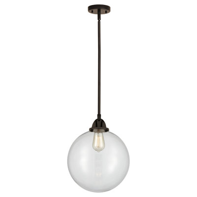 Nouveau 2 - Alphonsa - 1 Light Stem Hung Mini Pendant - Bulb Not Included