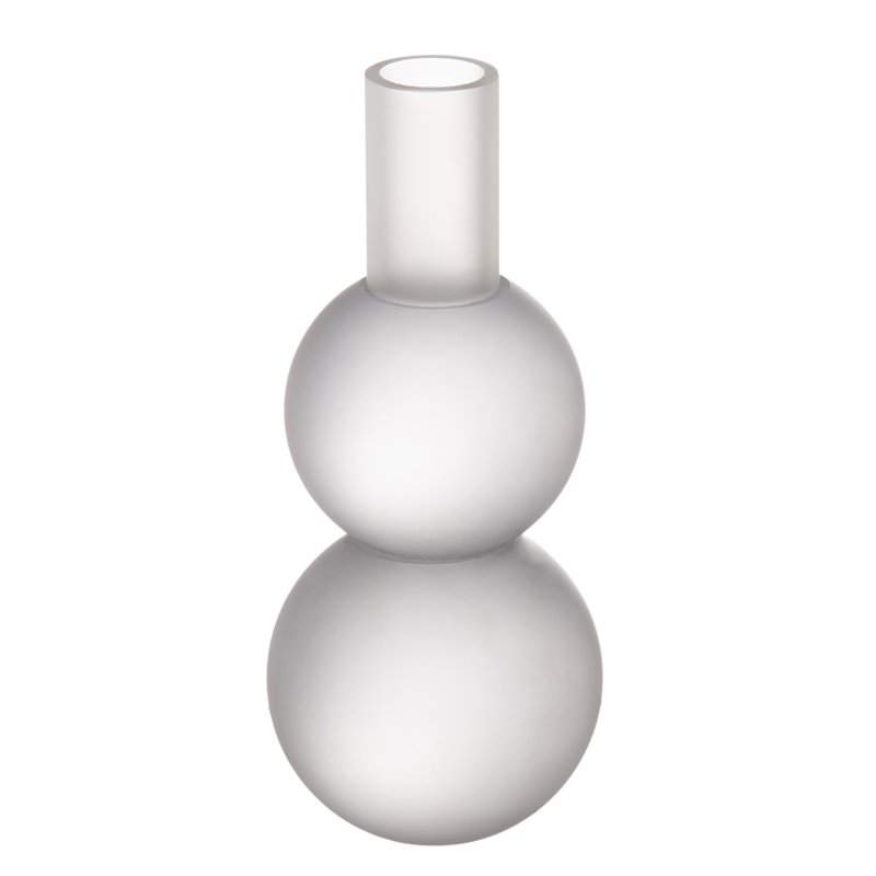 Chandelle de table en verre 7,1 po