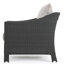 Chaises d'extérieur (2 pièces) - Coussin imperméable gris / argent de 2 Allure Dévoilement