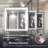 Adorna Frameless LED Lighted Bathroom / Vanity Mirror with Brightness Adjustable, Memory Function, Anti-fog-115147359