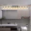 Luminaire à 10 lumières pour salle de bain, luminaire de meuble-lavabo pour salle de bain avec verre transparent, matériau en métal au fini nickel brossé pour luminaires de salle de bain à placer au-dessus d'un miroir, grands luminaires de meuble-lavabo-1166031434