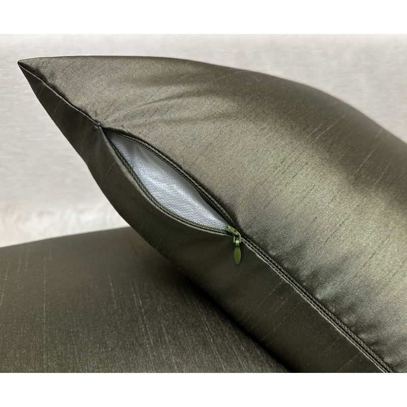 Coussin décoratif réversible 24 po Euro Shams, Sauge