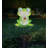 Eye Roller Solar Stake - Frog