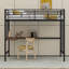 Lit mezzanine en métal avec bureau Battista-767673148-762711513