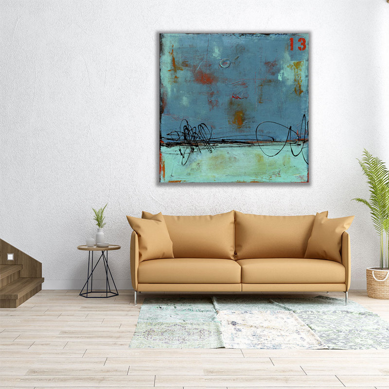 «Blue Bay Marina I», reproduction d'art sur toile, H 30 po x l 30 po