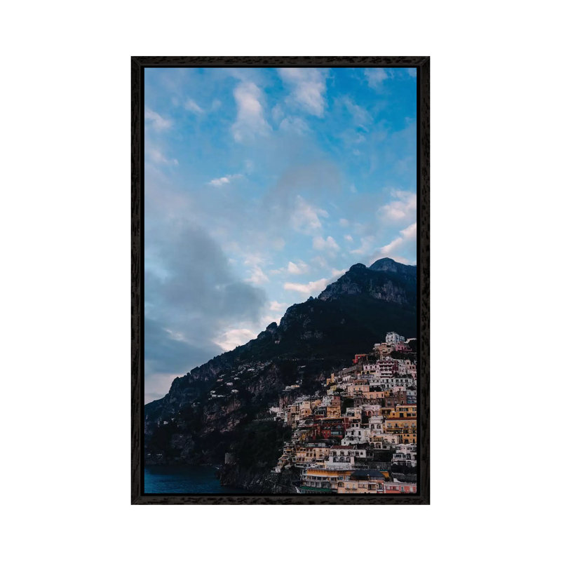 Positano XI by Bethany Young - Print on Canvas, 101.6cm H x 66.04cm W x 3.81cm D, Black Framed