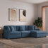 3 Seater Corduroy Corner Sofa