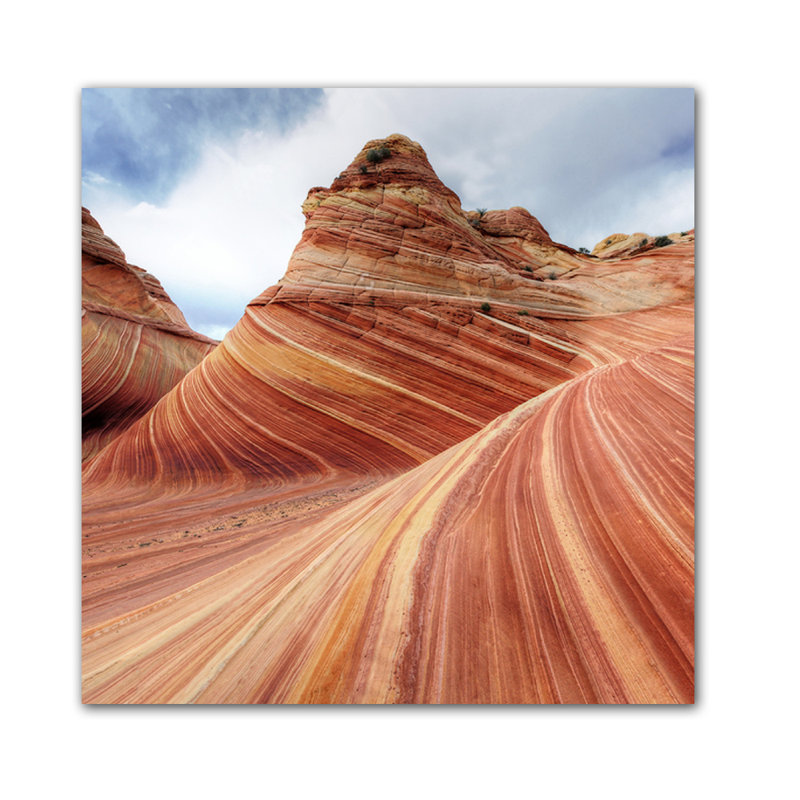 The Dunes Print, 24" H x 24" W x 2.5" D, Aluminum