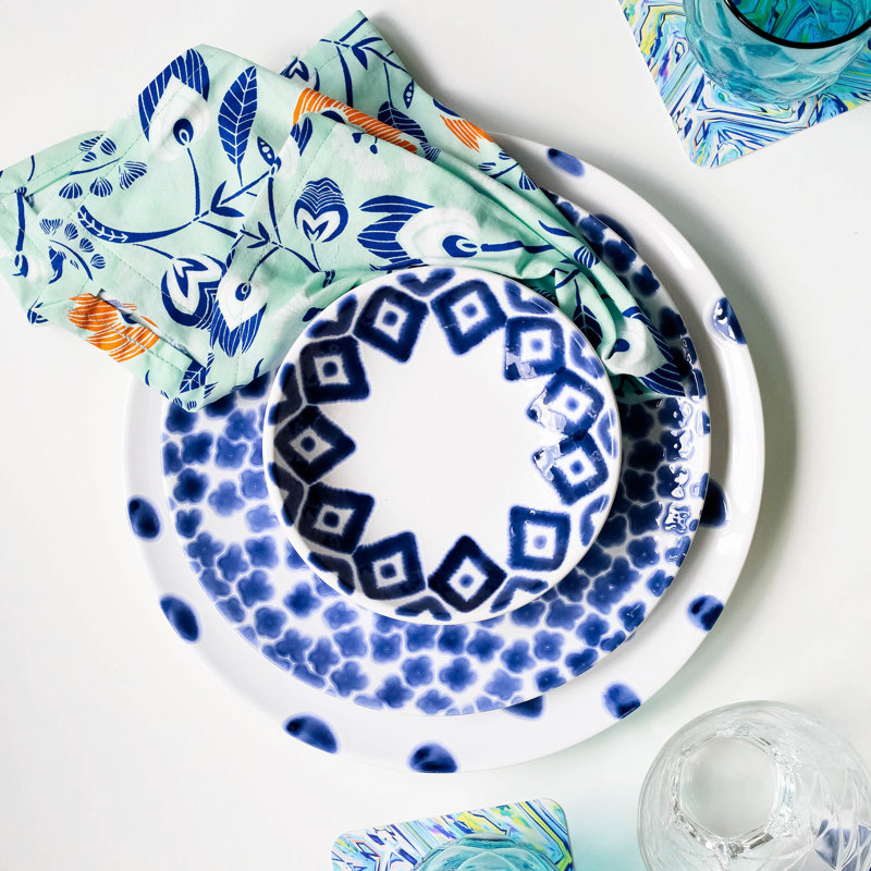 Santorini Handmade Ceramic Condiment Server