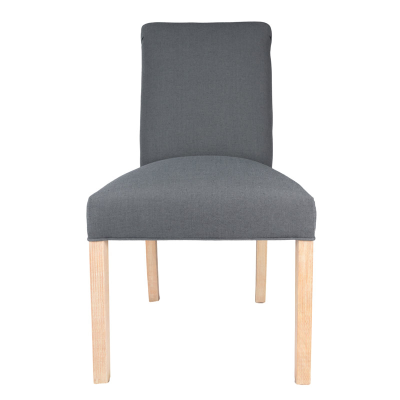 Chaise rembourrée, Gris anthracite