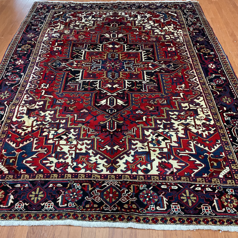 HERAT ORIENTAL Handmade Heriz Wool Rug