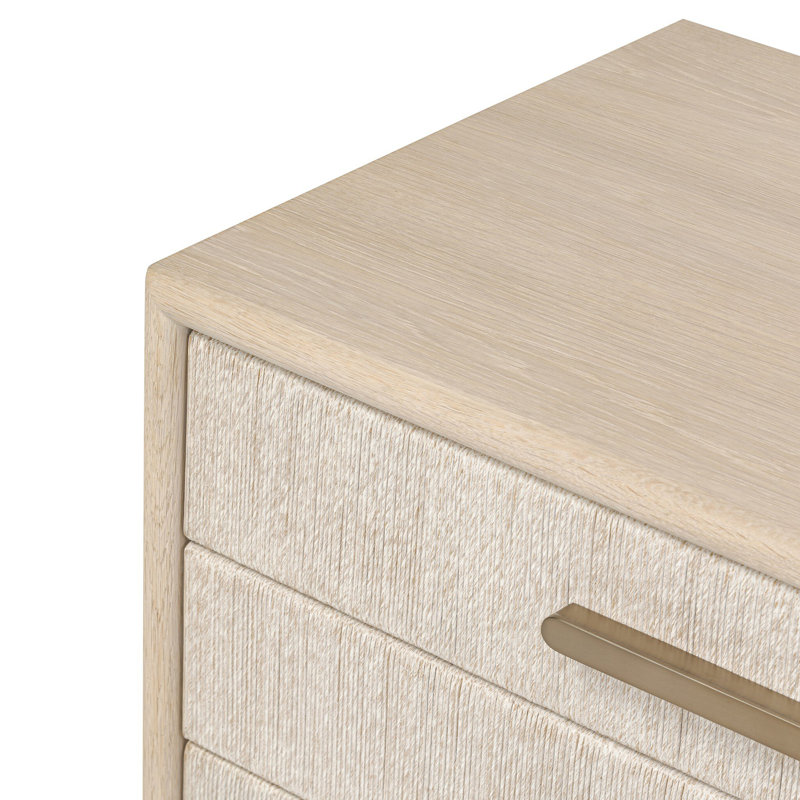 Rosenell Closed Nightstand, White