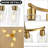  Luxury 6-light Flush Mount Ceiling Light, Dimmable Farmhouse Design For Kitchen Island, Bedroom & Dining Room With Easy Installation,gold-2050926010