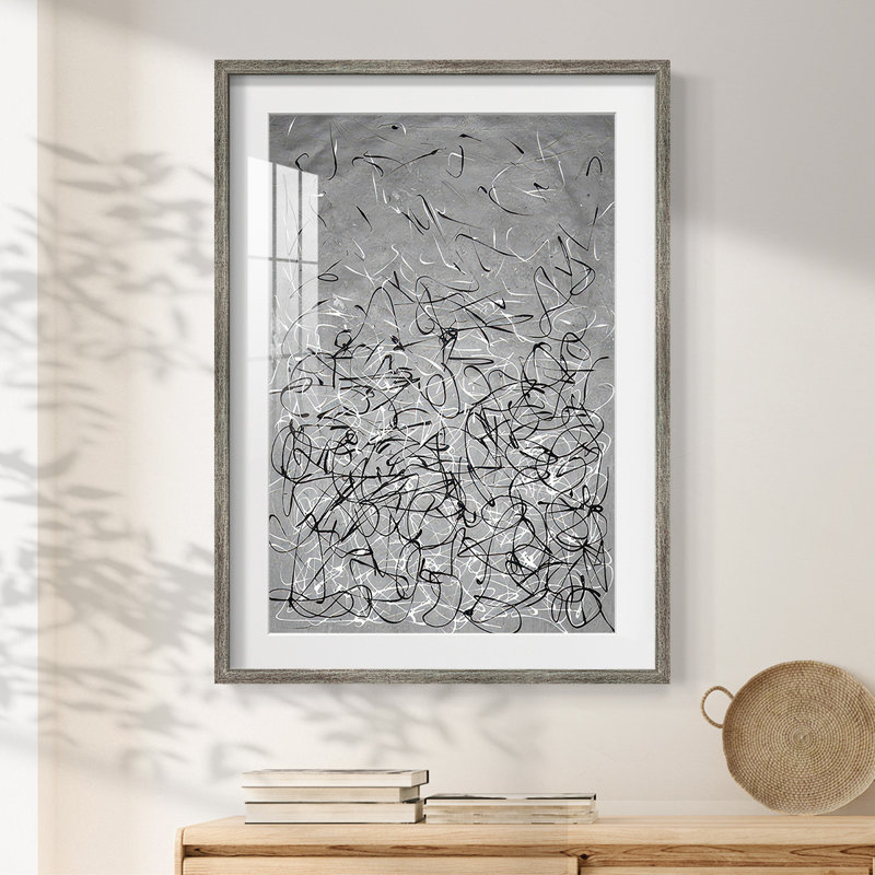Counterpoise II - Impression encadrée, Vieilli, H 25,5 po x l 17,5 po