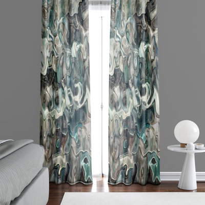 Semi Sheer Curtain Panel Pair