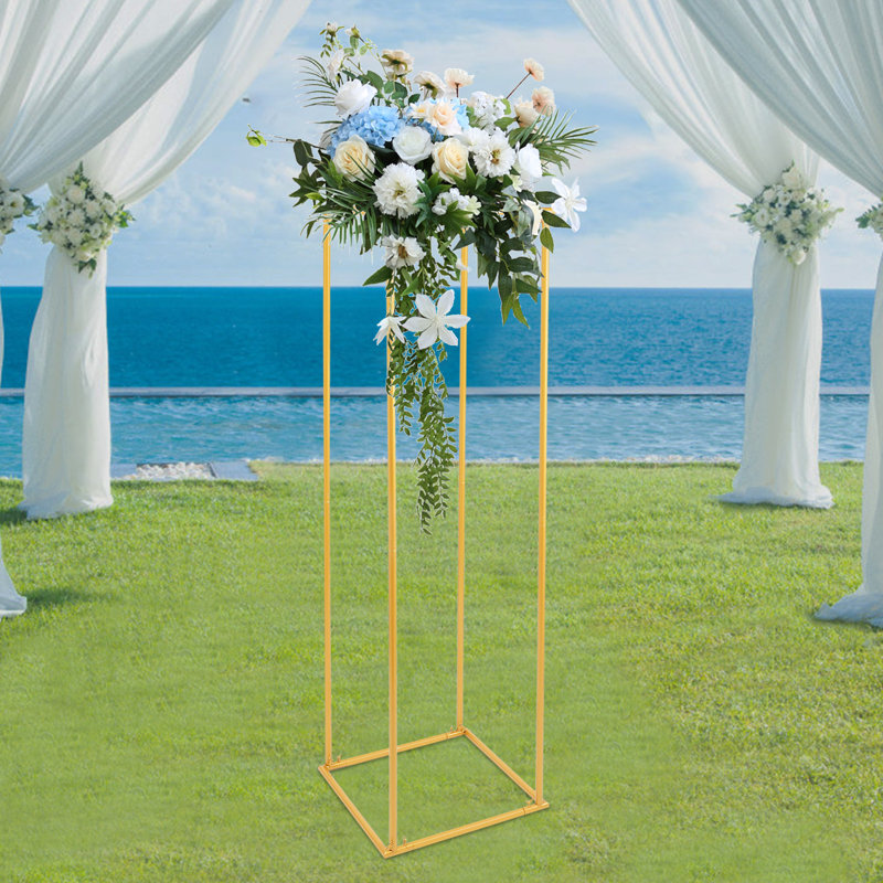 Iron Column Flower Stand