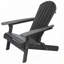 Chaise Adirondack d'extérieur en bois-1881628298