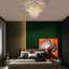 Lustre carré à 1 lumière DEL avec accents Crytal Daevaughn-1002479053
