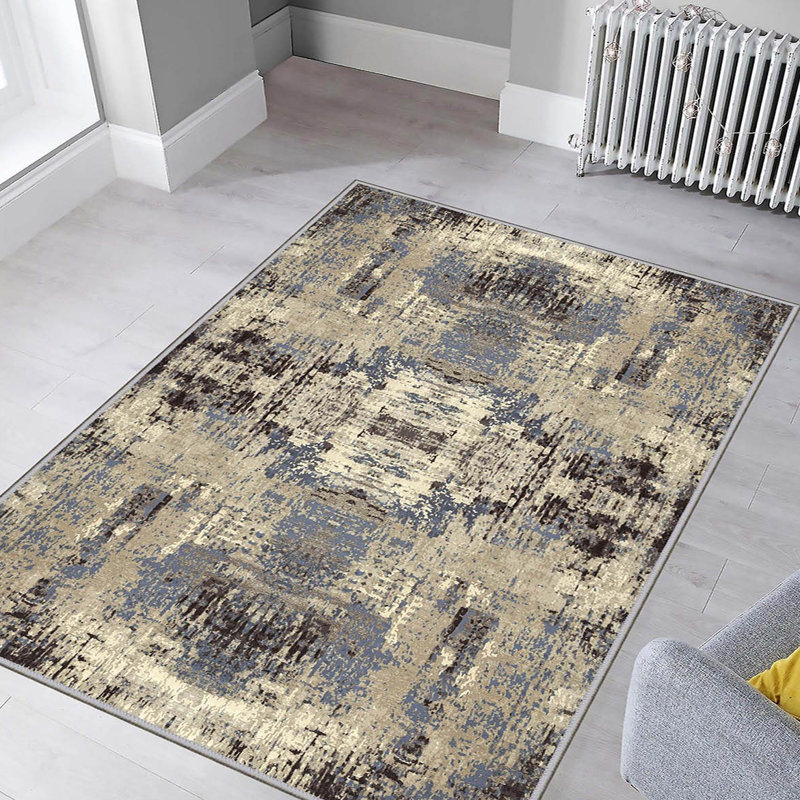 Elegant Hall Carpet, 31.5 x 78.7 inches | 100% Polyester, 0.4 inch Pile Height | Antibacterial, Non-Slip PVC Felt Dot Underside | Machine Washable, Durable Woven Design | Perfect for Entryways & Living Spaces