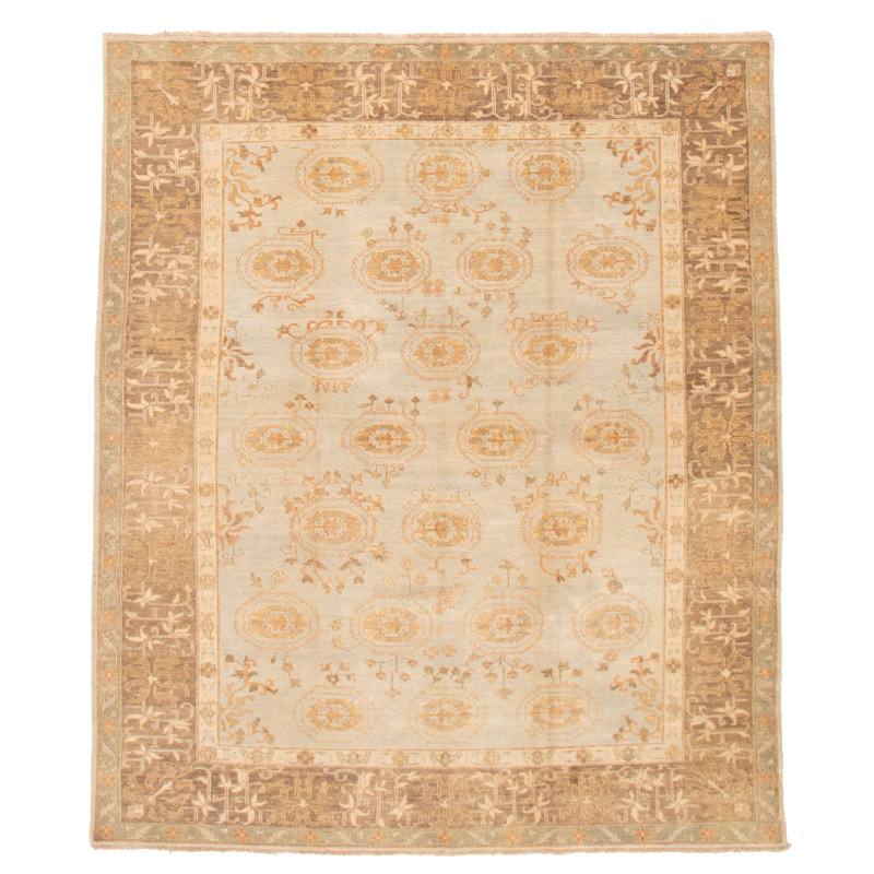 Tapis bleu clair Anatolian 8 pi 0 po x 10 pi 0 po