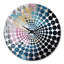 Horloge murale géométrique abstraite-1035391626