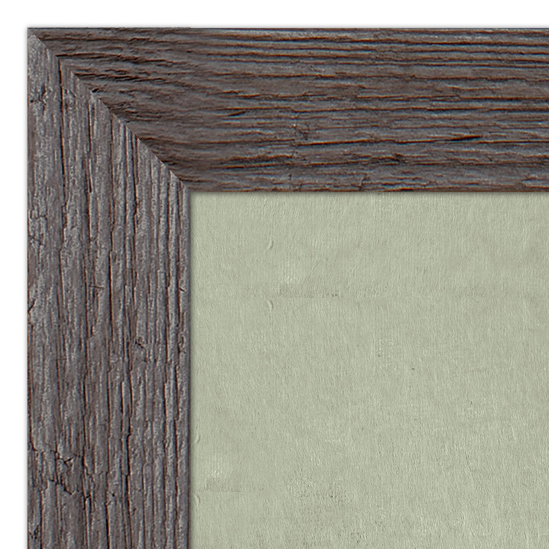 Boho Farmhouse Landscape - Single Picture Frame Painting, Black Framed