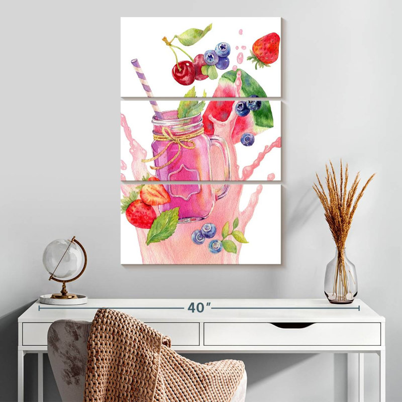 Yarlin Smoothie Splash, 32" H x 20" W