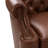 Paula 31.5'' Wide Genuine Leather Swivel Chesterfield Chair-1191069276