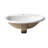 Alfi Brand 17.5'' White Porcelain Oval Bathroom Sink with Overflow
