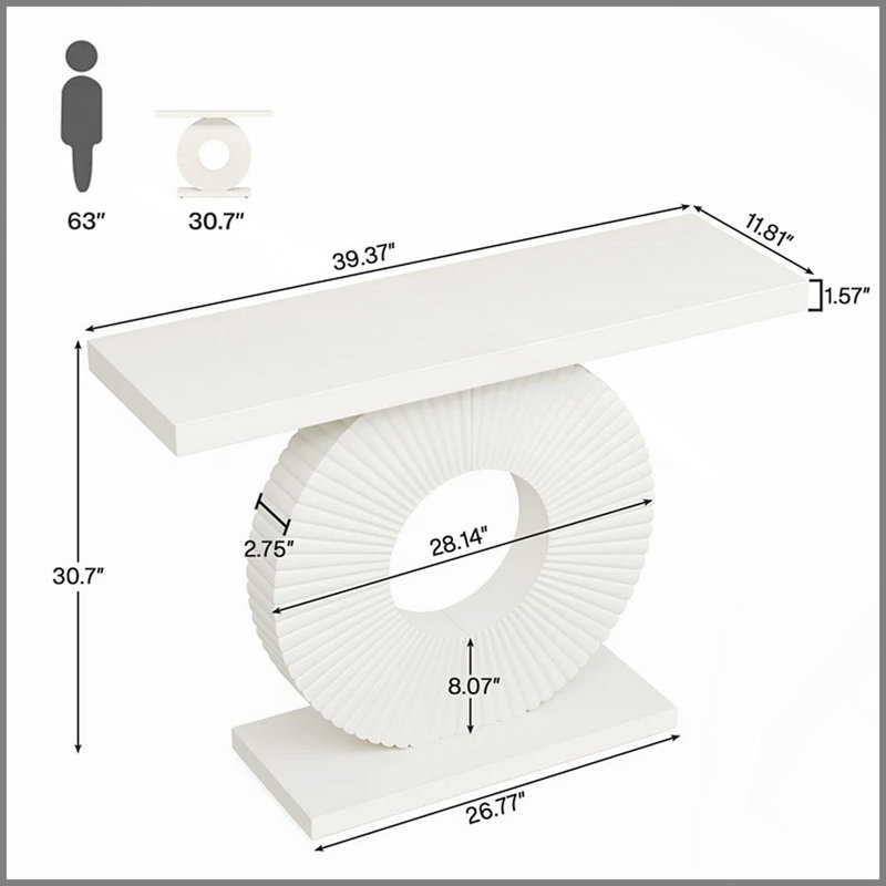 Elegant Entryway Table,Sturdy Hall Table,Versatile Console Table