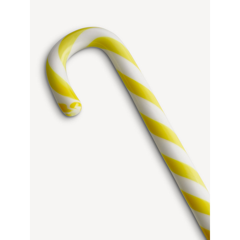 Polka Candy Cane White/Yellow, White/Yellow