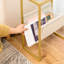 Agamjit 40cm W Iron Bedside Table