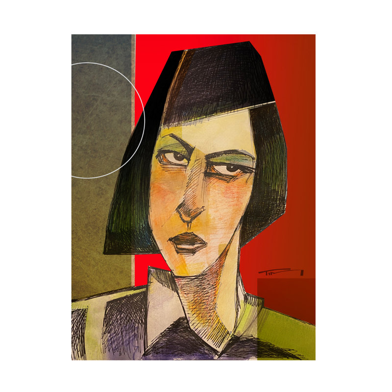 Tim Nyberg That Mom Look Canvas Art, 14" H x 19" W