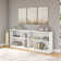 Donyo Small 2 Shelf Bookcase - Set of 2, Storage Bookshelves for Home Office and Living Room